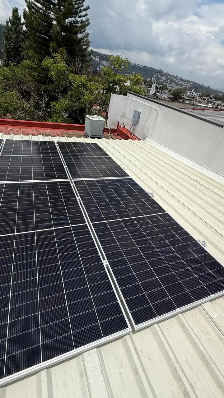 Módulos fotovoltaicos en revisión